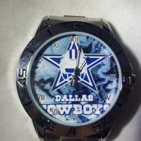 dallas cowboys stainless steel watch